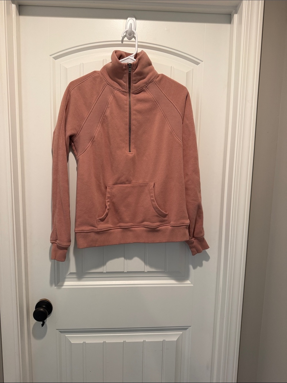 BKE Rose-Quarts Half-Zip Fleece Pullover